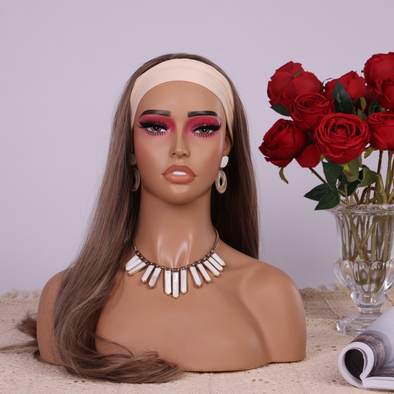 Body Jewelry Store - 빨간색 아이섀도우와 속눈썹이 있는 PVC 하프