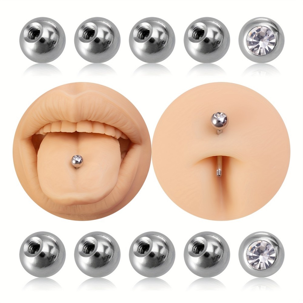 Body Jewelry Store - 10pcs 피어싱 공 3mm 5mm 스테인레스