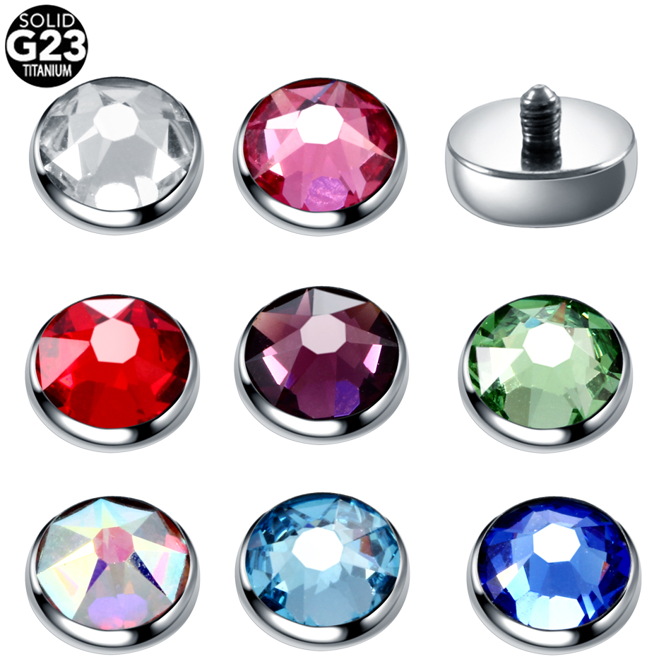 Body Jewelry Dermal - 1PC G23 티타늄 더말 앵커 베이스