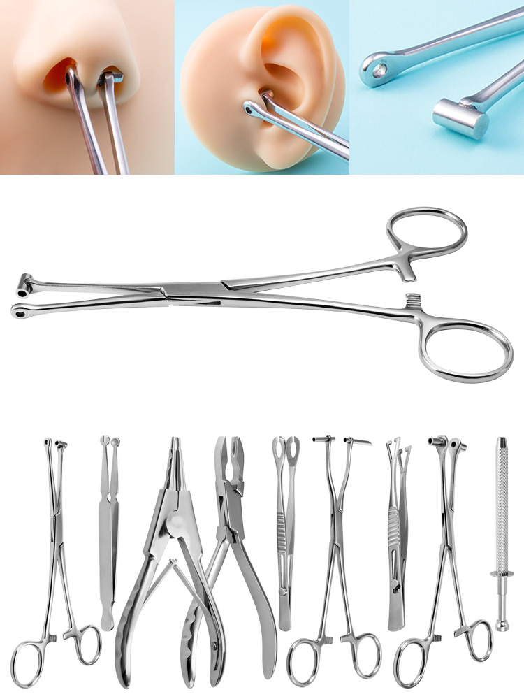 Body Jewelry Ring Opening Pliers - 외과 강철 바디 피어싱 도구 바늘