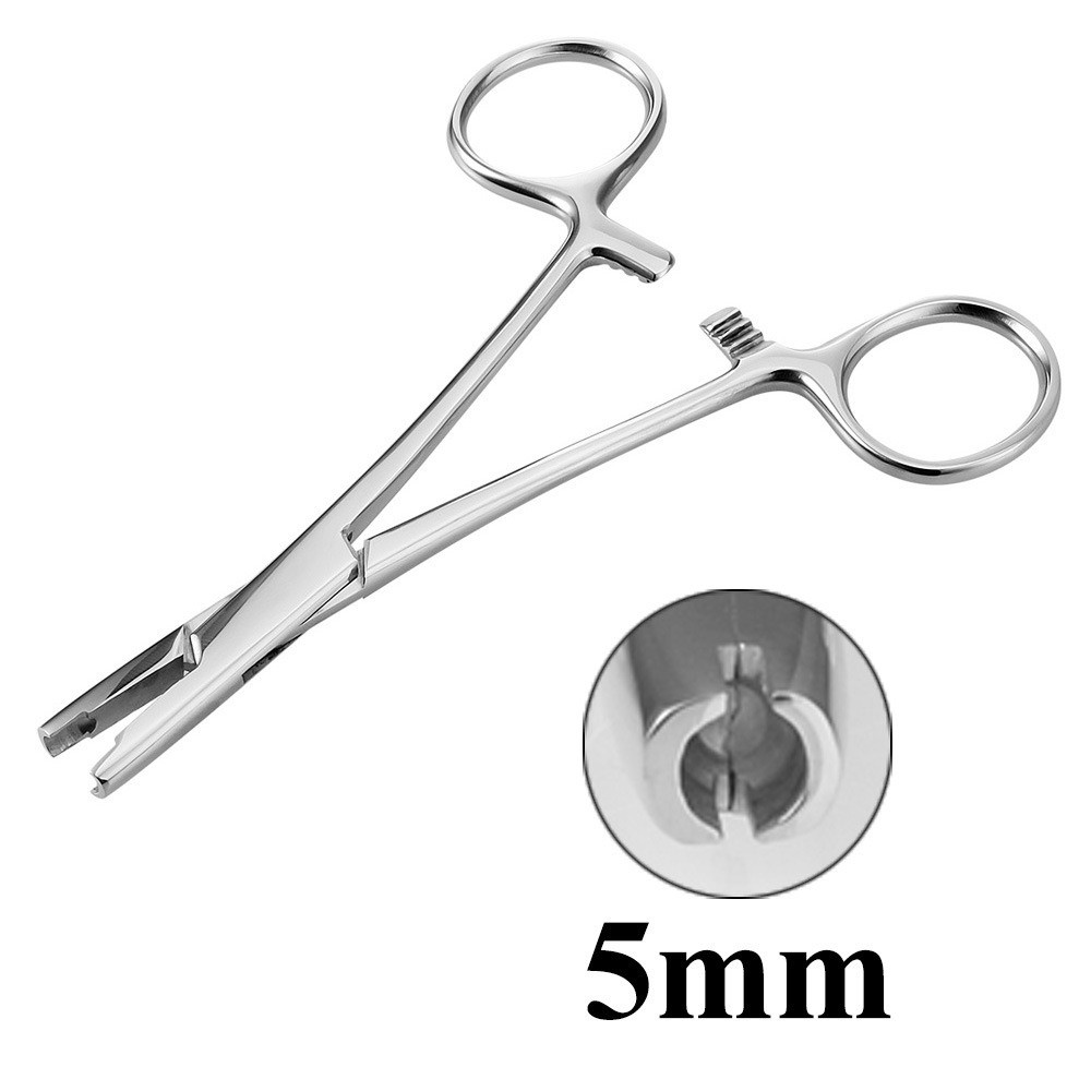 Body Jewelry Ring Opening Pliers - 수술용 강철 바디 피어싱 도구 직선형