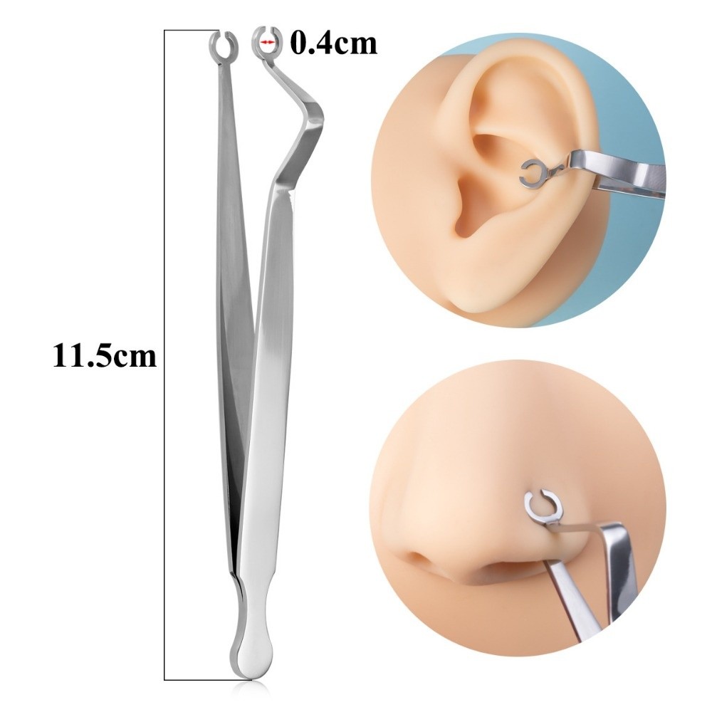 Body Jewelry Ring Opening Pliers - 외과용 강철 바디 피어싱 도구 전문