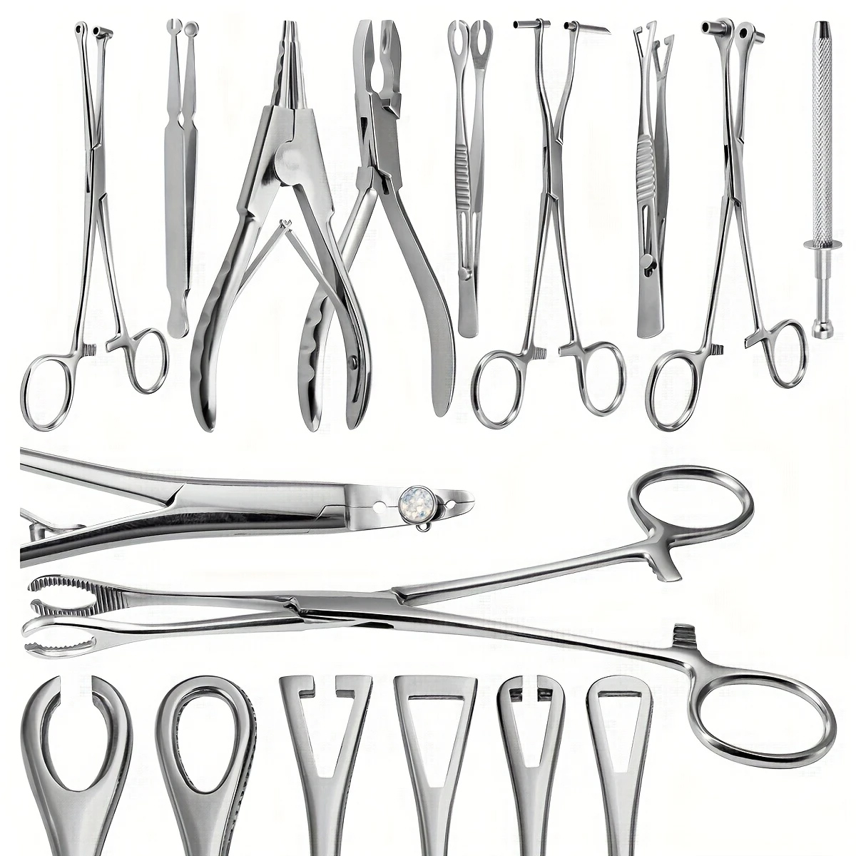 Body Jewelry Ring Opening Pliers - 바디 피어싱 도구 바늘 파이프 클램프