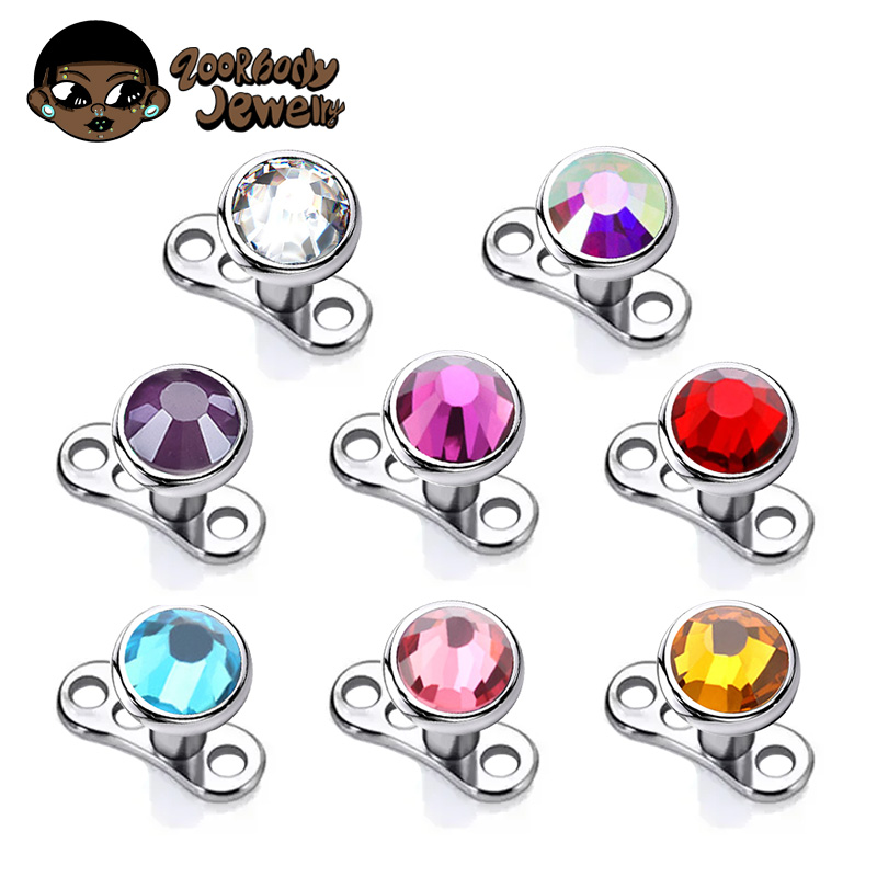 Body Jewelry Dermal - G23 티타늄 피어싱 마이크로 피부 앵커