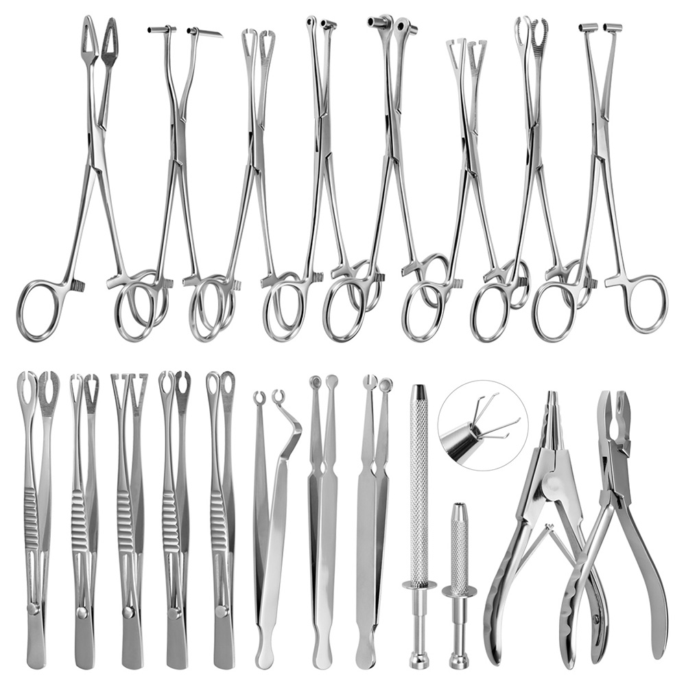 Body Jewelry Ring Opening Pliers - 외과 강철 펜치 바디 피어싱 도구
