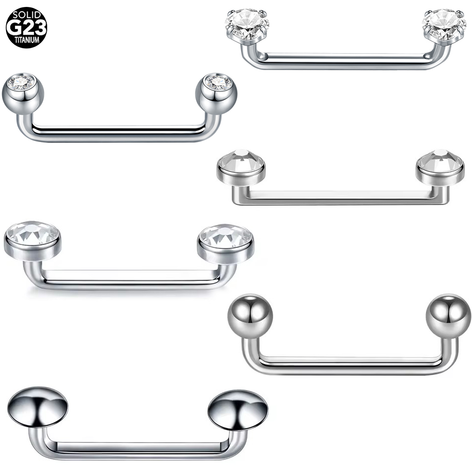 Body Jewelry Dermal - G23 티타늄 표면 바벨 마이크로 피부