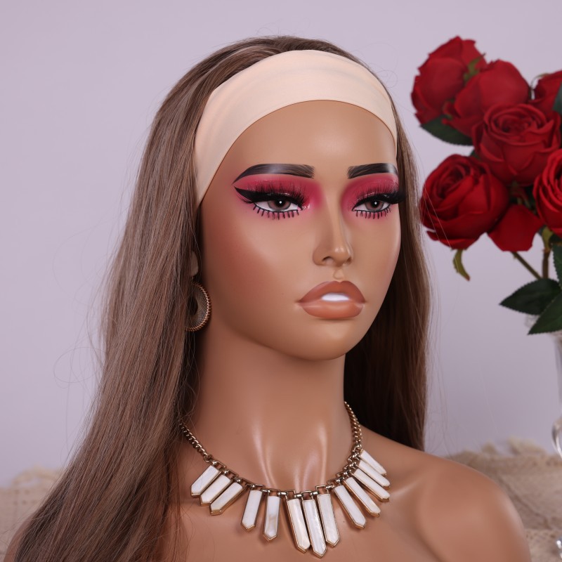 빨간색 아이섀도우와 속눈썹이 있는 PVC 하프 바디 마 - Body Jewelry Store 리뷰 및 가격