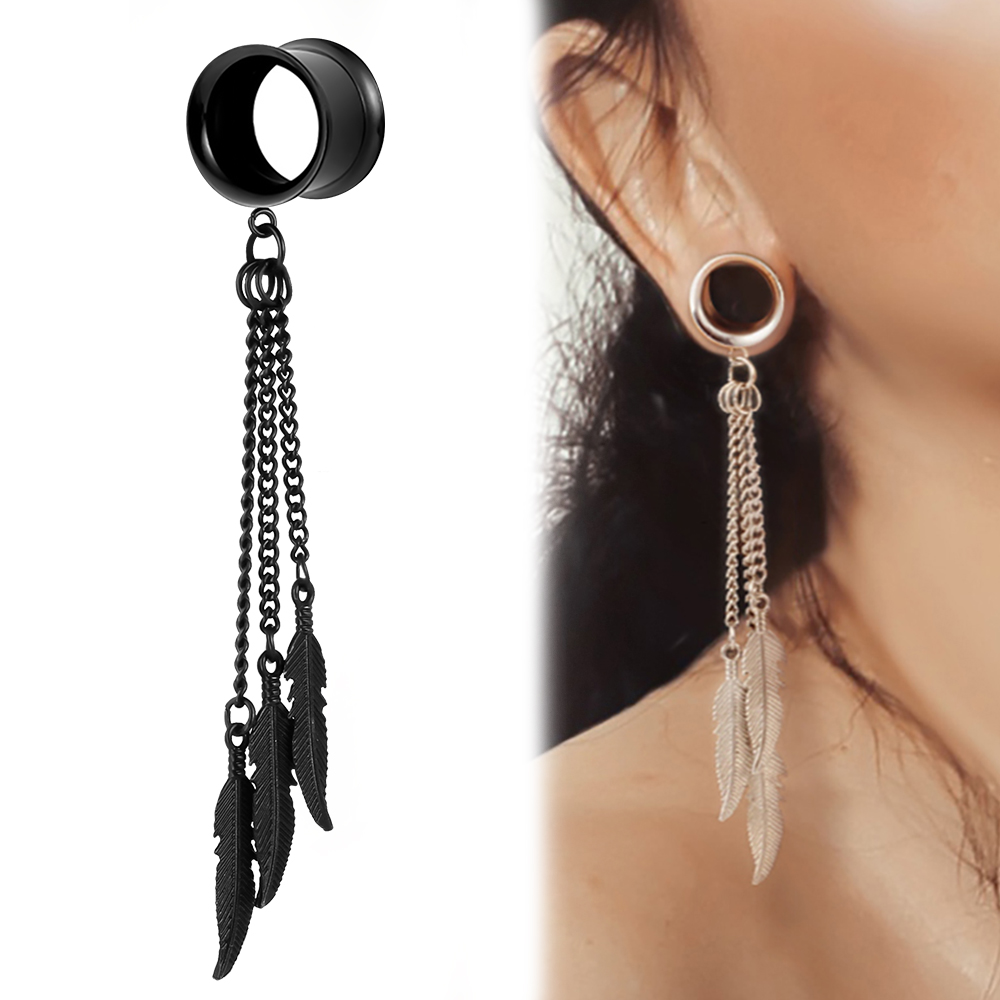 Osbourney 2PCS 스테인레스 스틸 패션 매달려 - Body Jewelry Ear Gauges 리뷰 및 가격