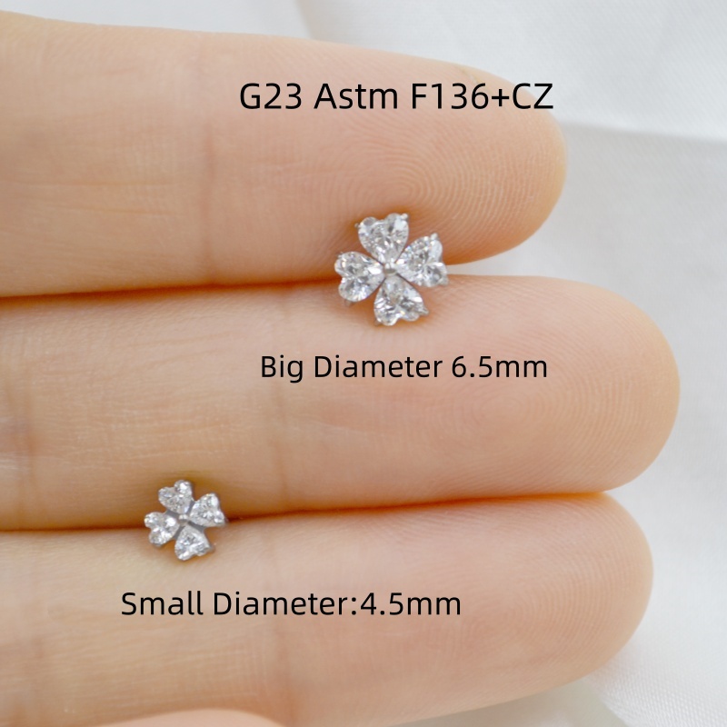 아미가티나 도매점 10개 G23 티타늄 ASTM F13 - Body Jewelry Store 리뷰 및 가격