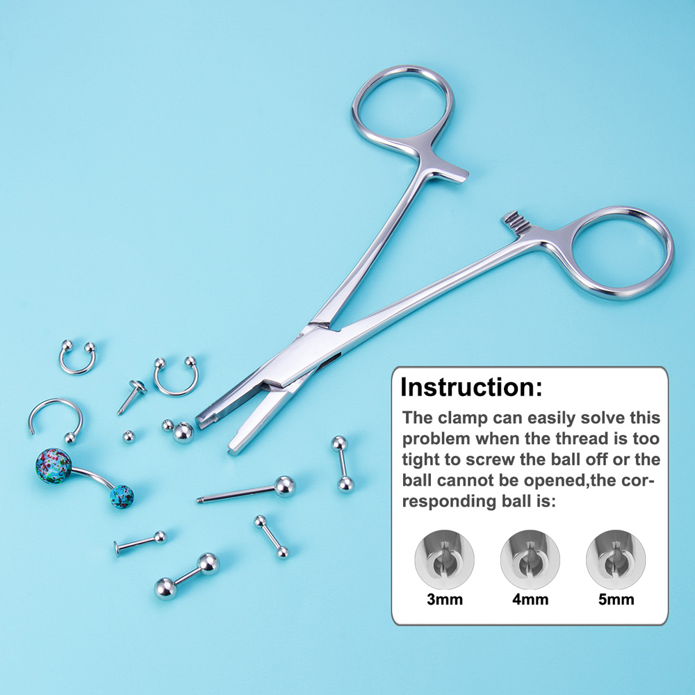 바디 피어싱 도구 바늘 파이프 클램프 집게 족집게 열기 - Body Jewelry Ring Opening Pliers 리뷰 및 가격