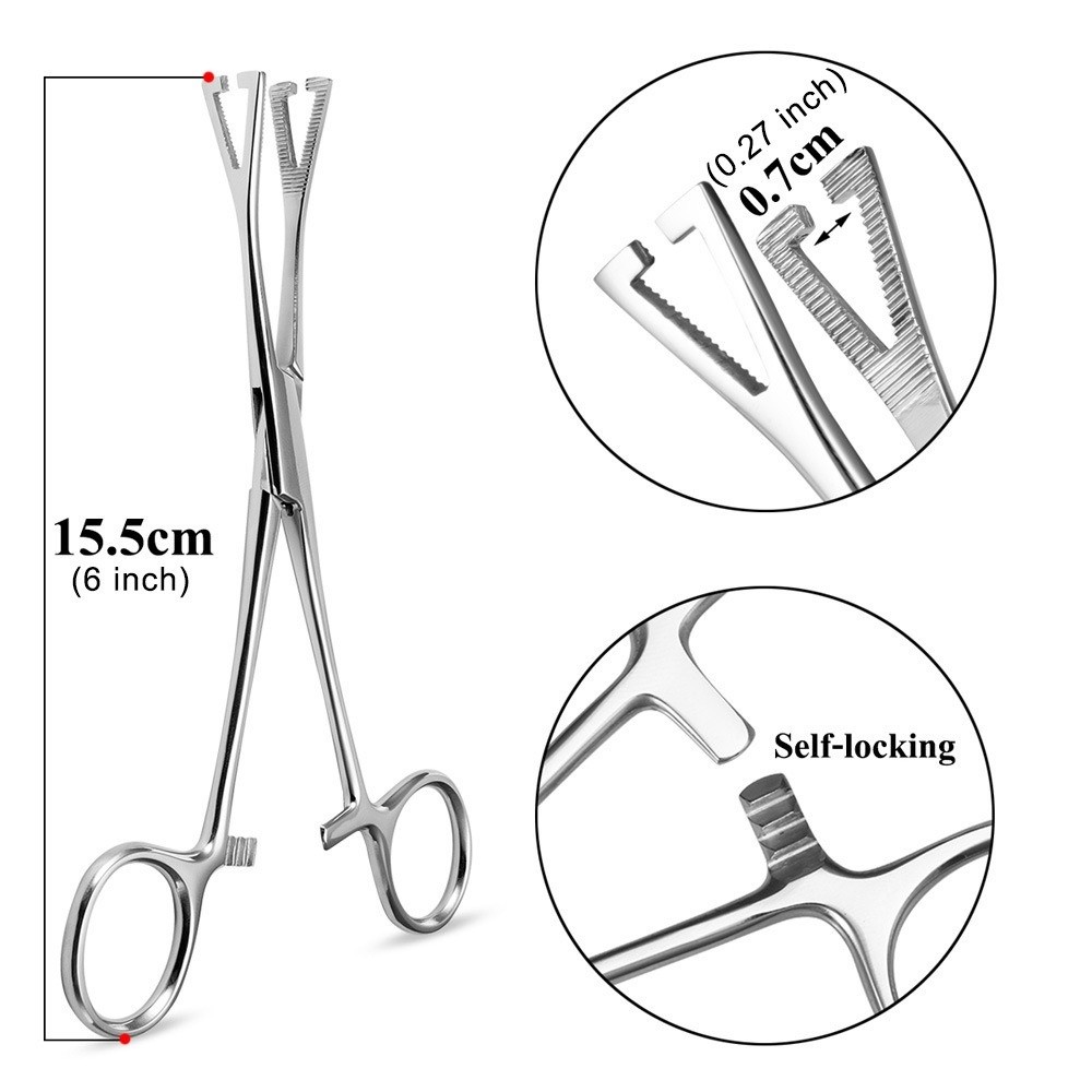 외과용 강철 바디 피어싱 도구 전문가용 직선형 헤드 피 - Body Jewelry Ring Opening Pliers 리뷰 및 가격