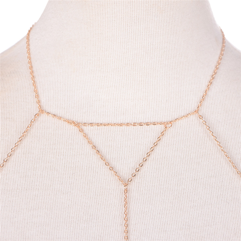 골드 실버 패션 링크 체인 브라, 다층 섹시 비치 비키 - Body Jewelry Harness 리뷰 및 가격