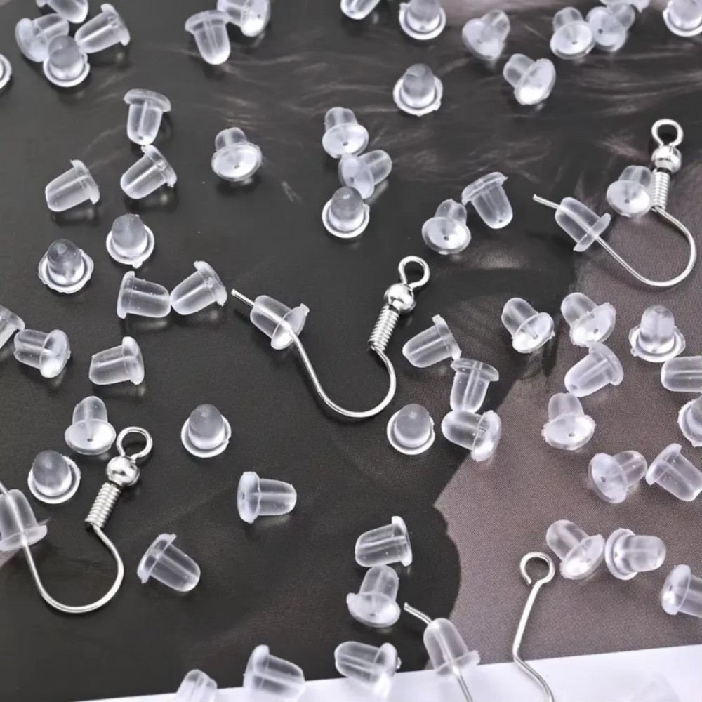 100 개/몫 귀걸이 쥬얼리 액세서리 총알 플라스틱 귀 - Body Jewelry Store 리뷰 및 가격
