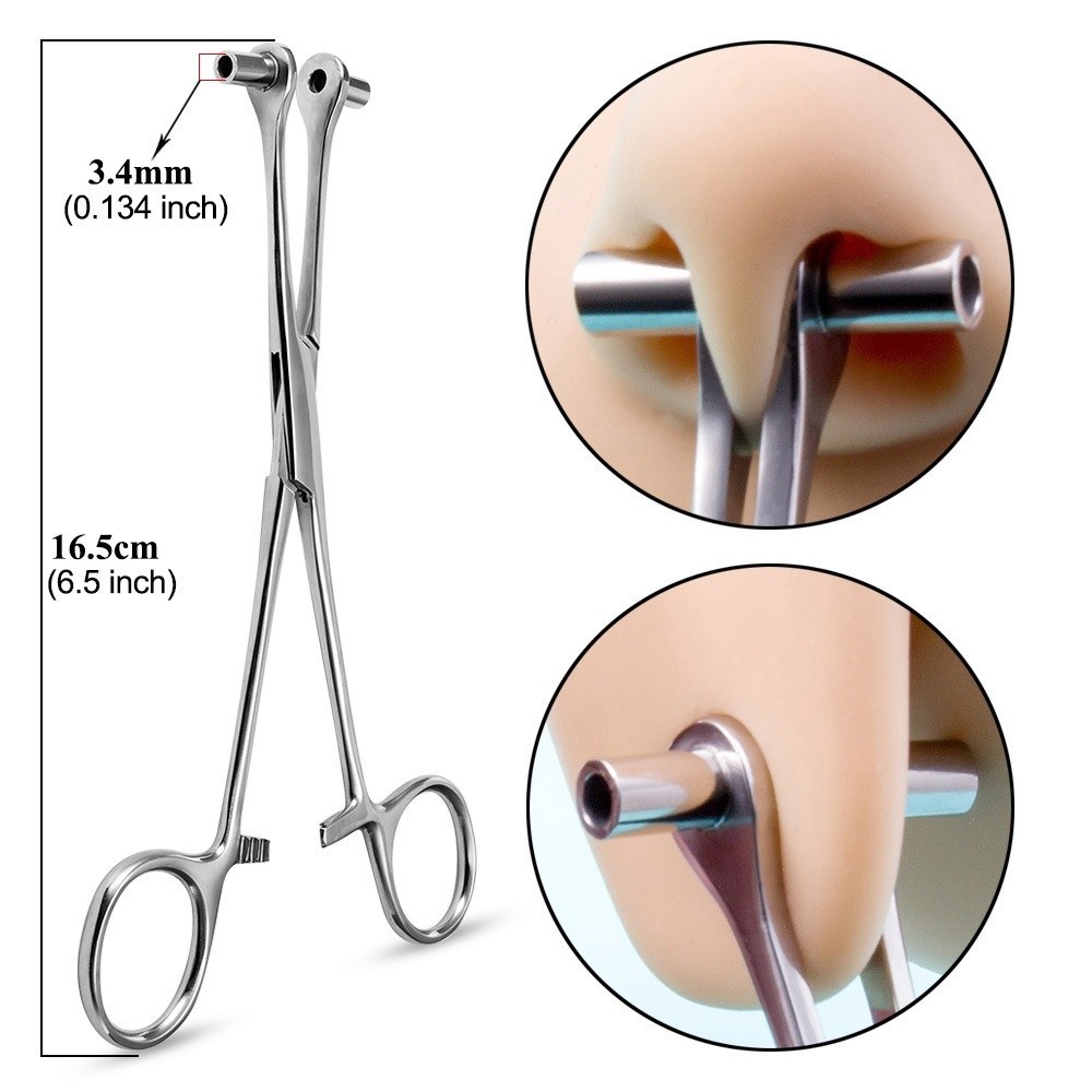 수술용 강철 바디 피어싱 도구 직선형 헤드 전문 피어싱 - Body Jewelry Ring Opening Pliers 리뷰 및 가격