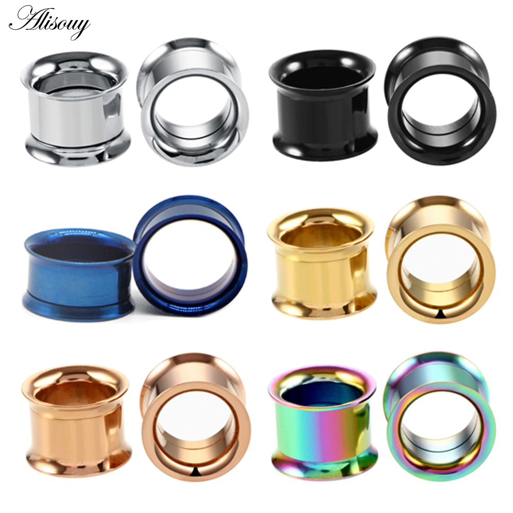 1pc 2mm-25mm 스테인레스 스틸 귀 플러그 터널 - Body Jewelry Ear Gauges 리뷰 및 가격