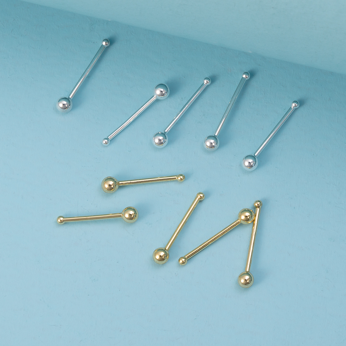 남녀공용 코 스터드 링, 나사 뼈 콧구멍 핀, 코 피어 - Nostril Screw Pin 리뷰 및 가격