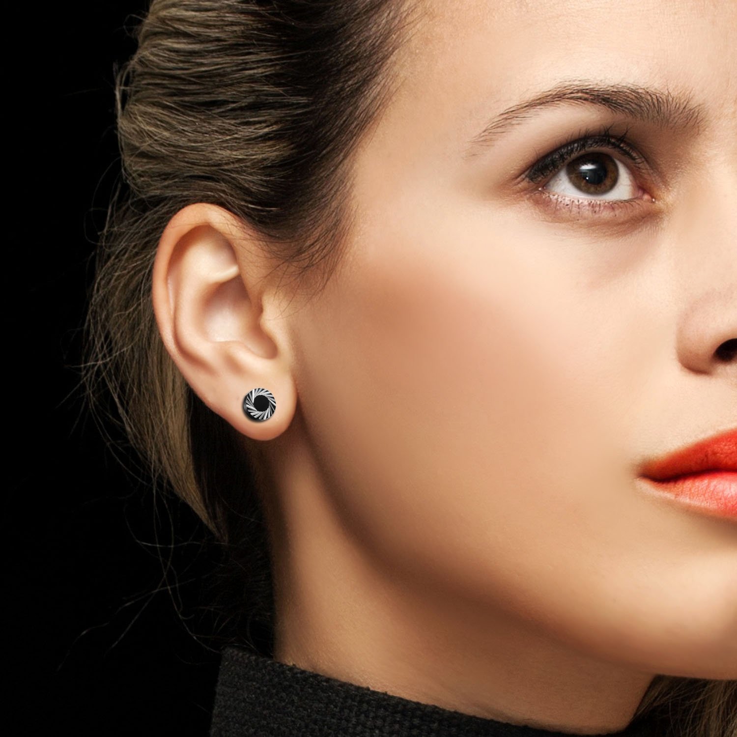 2Pcs/6Pcs 블랙 스테인레스 스틸 남성 여성 오각 - Body Jewelry Ear Gauges 리뷰 및 가격