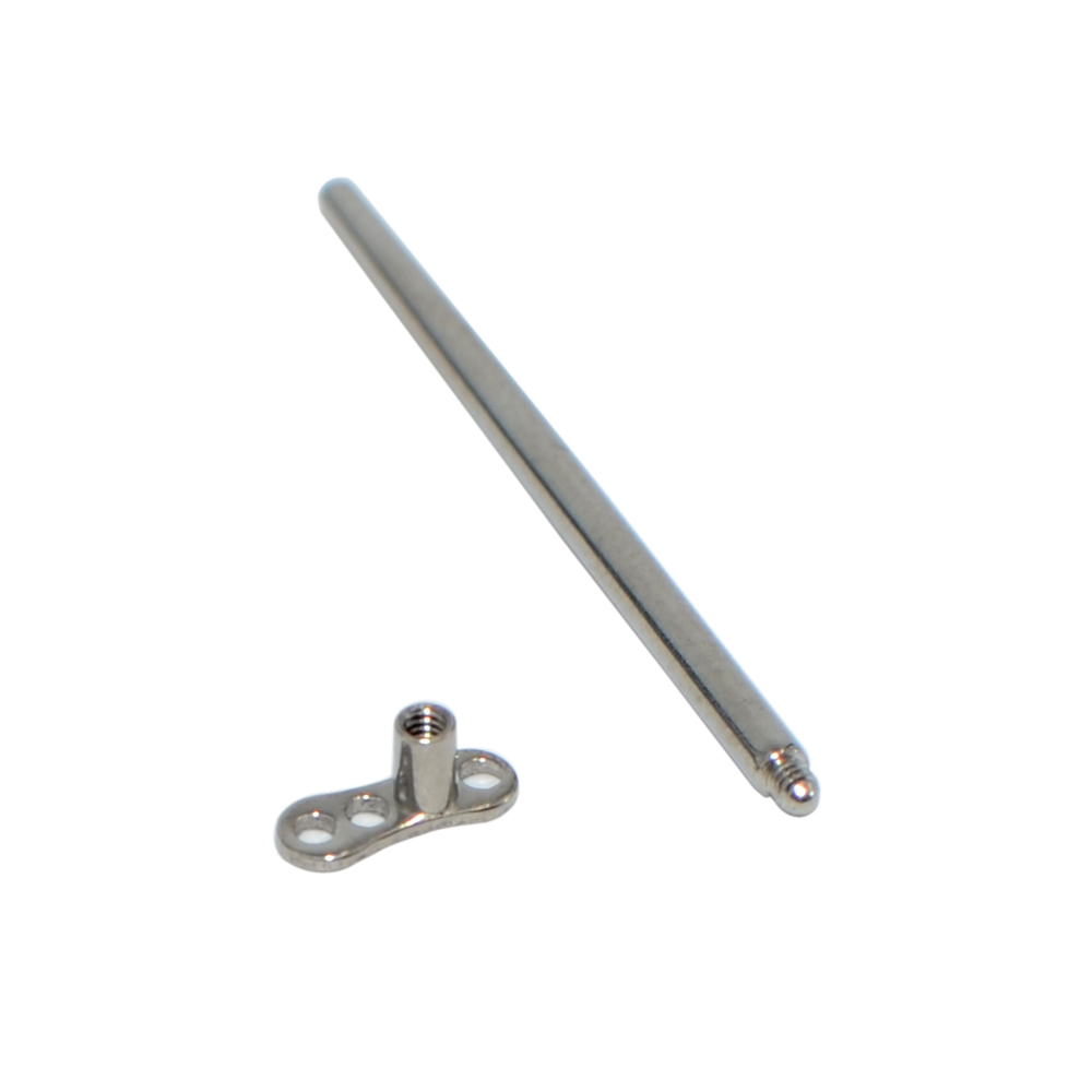 316L 외과 스테인레스 스틸 삽입 핀 테이퍼 스레드  - Body Jewelry Dermal 리뷰 및 가격
