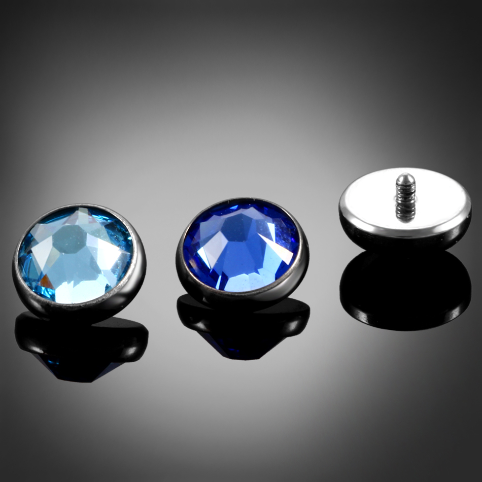 1PC G23 티타늄 더말 앵커 베이스 & 탑 스키너  - Body Jewelry Dermal 리뷰 및 가격