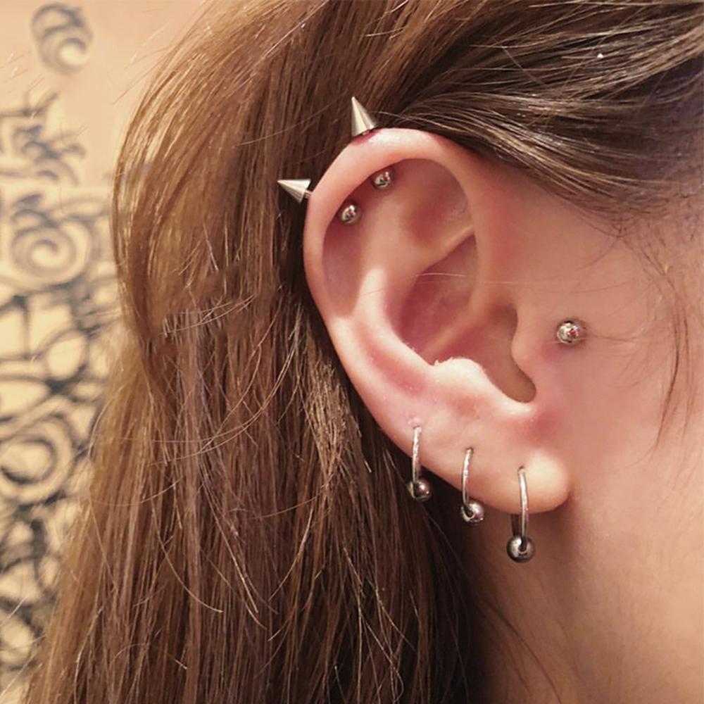 2Pcs 의학 스테인리스 Labret, 입술 피어싱 보 - Body Jewelry Trend 리뷰 및 가격