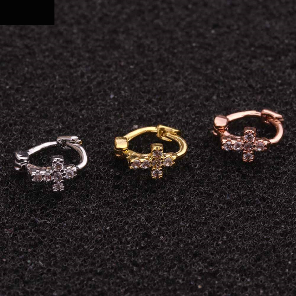2개 세트 트렌디한 올매치 스테인리스 스틸 지르콘 꽃  - Body Jewelry Trend 리뷰 및 가격