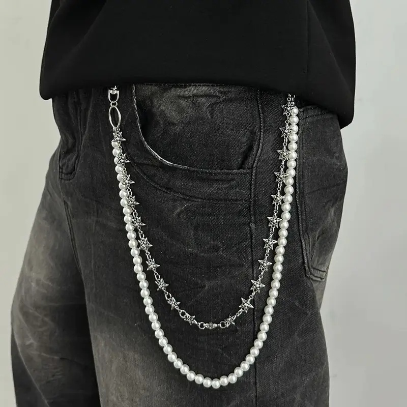Salircon 빈티지 펑크 메탈 펜타그램 바지 지갑  - Body Jewelry Trend 리뷰 및 가격