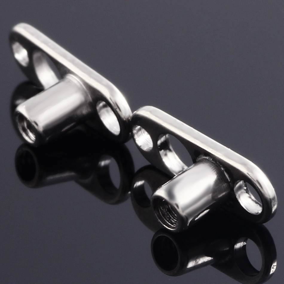 1PC G23 티타늄 피어싱 마이크로 피부 앵커 피어싱 - Body Jewelry Dermal 리뷰 및 가격