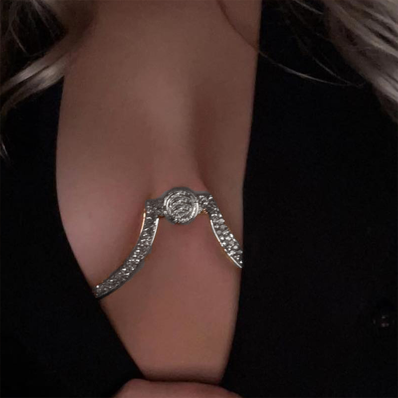 Stonefans 지르콘 나비 술 가슴 체인 여성 액세 - Body Jewelry Bra 리뷰 및 가격