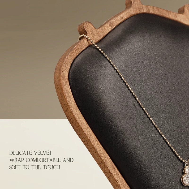바디 우드 목걸이 진열대, 화이트 가죽 소프트 매트 목 - Body Jewelry Store 리뷰 및 가격