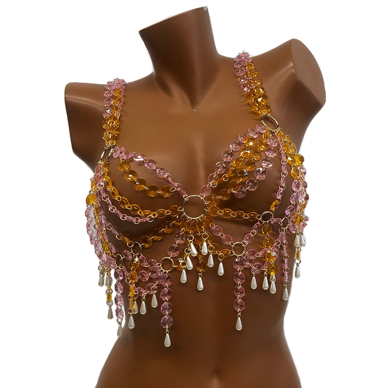 2026 신상 Y2K 페스티벌 여성 크리스탈 바디 체인 - Body Jewelry Bra 리뷰 및 가격