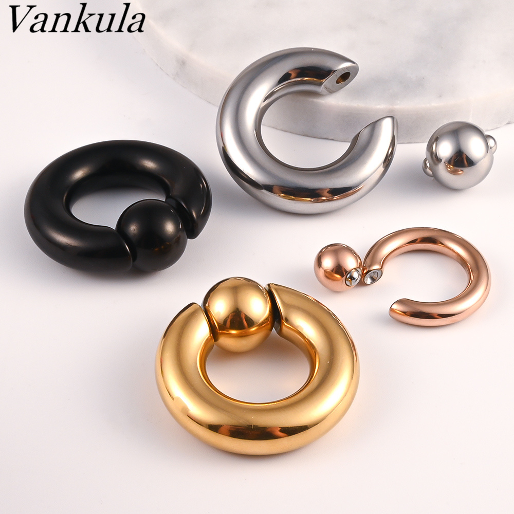 Vankula 2pcs 귀 플러그 터널 316L 스테인 - Body Jewelry Ear Gauges 리뷰 및 가격