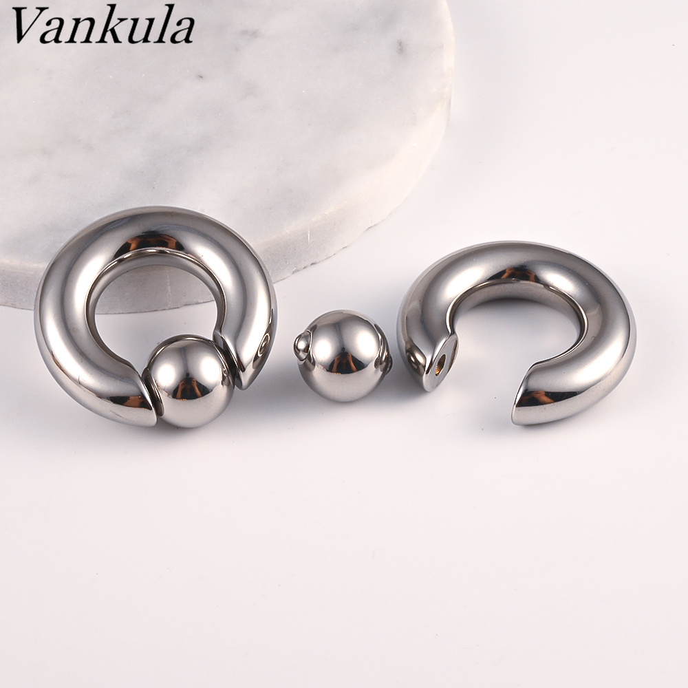 Vankula 2pcs 귀 플러그 터널 316L 스테인 - Body Jewelry Ear Gauges 리뷰 및 가격