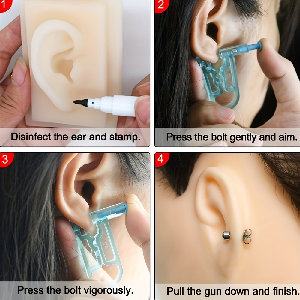 피어싱 도구 및 스틸 볼 스터드 귀걸이 세트, 안전 피 - Body Jewelry Store 리뷰 및 가격