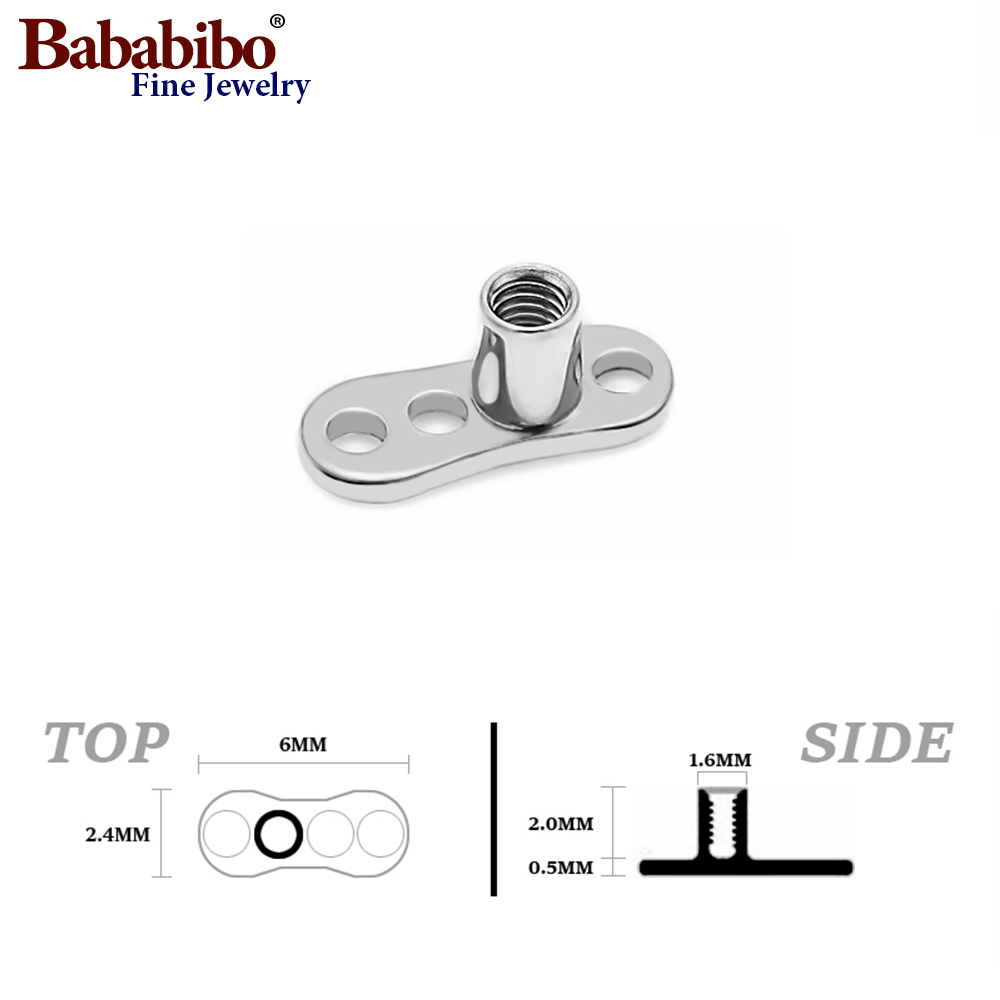 10pcs 14G 2mm /2.5mm G23 티타늄 피 - Body Jewelry Dermal 리뷰 및 가격