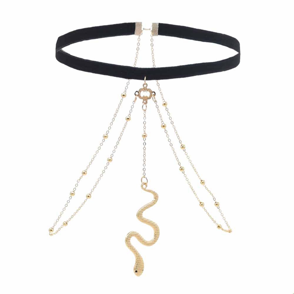 보헤미안 스토어 패션 골든 실버 컬러 뱀 펜던트, 금속 - Body Jewelry Store 리뷰 및 가격