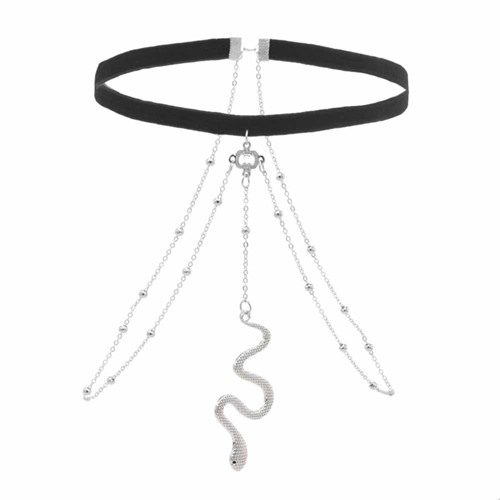보헤미안 스토어 패션 골든 실버 컬러 뱀 펜던트, 금속 - Body Jewelry Store 리뷰 및 가격