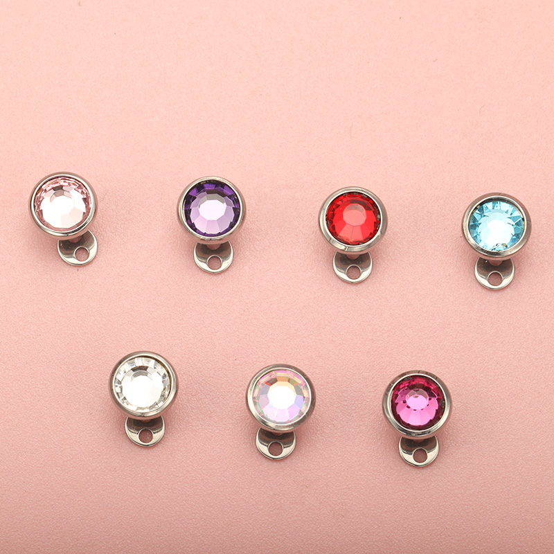 G23 티타늄 피어싱 마이크로 피부 앵커 베이스 및 탑 - Body Jewelry Dermal 리뷰 및 가격