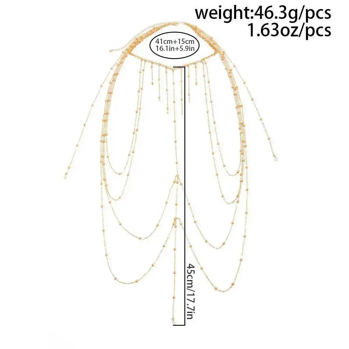 KunJoe 절묘한 섹시한 금속 태슬 구리 비즈 바디  - Body Jewelry Trend 리뷰 및 가격
