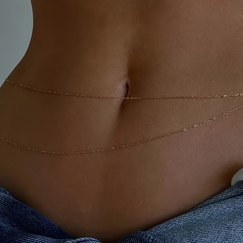 1중층 금속 허리 체인 벨트 - 여성용 패셔너블하고 섹 - Body Jewelry Waist Chains 리뷰 및 가격