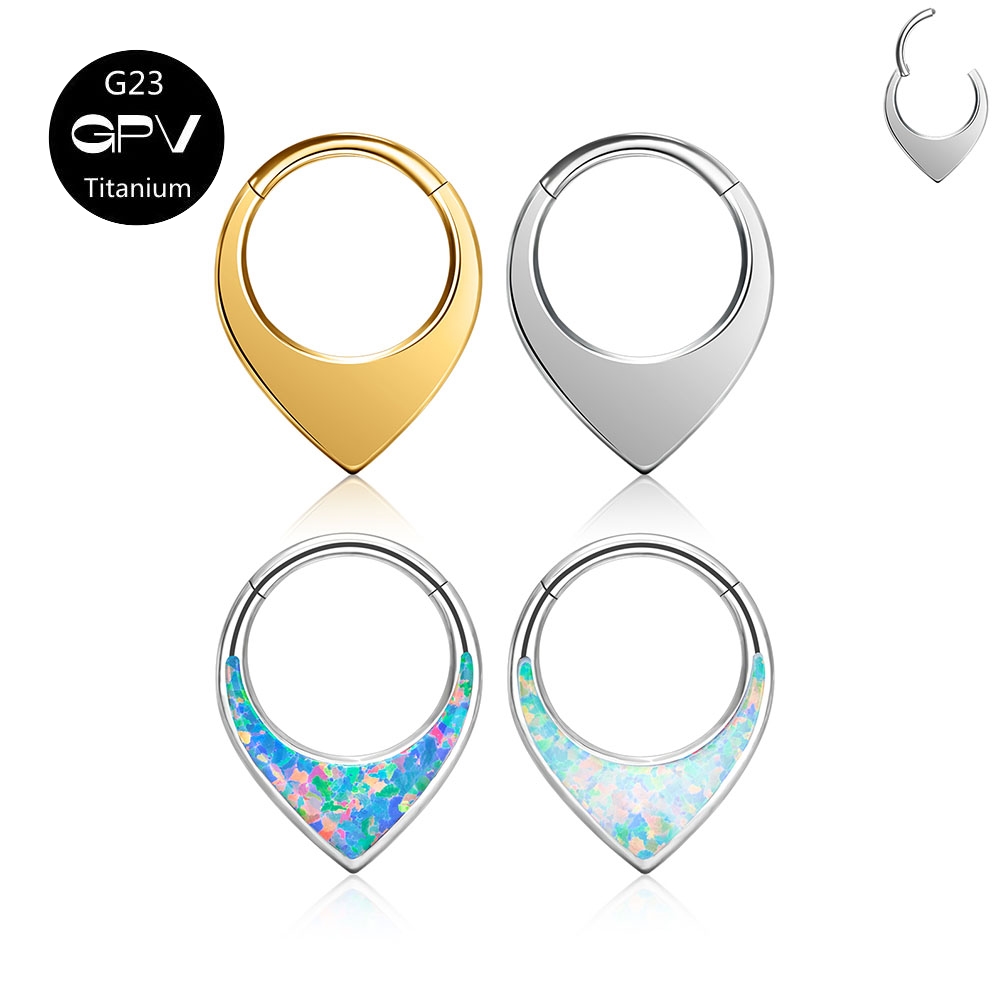 물방울 오팔 코 중격 링 코 링, 남녀공용 천공 쥬얼리 - Body Jewelry Manufacturers 리뷰 및 가격
