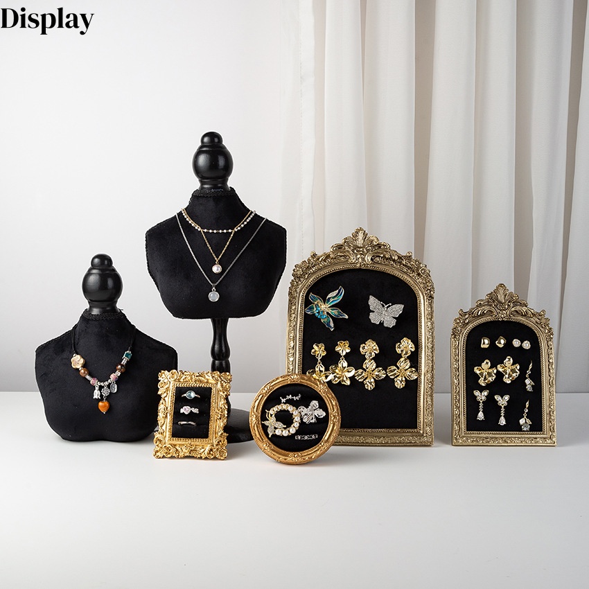 블랙 벨벳 바스트 폼 쥬얼리 디스플레이 스탠드, 목걸이 - Body Jewelry Store 리뷰 및 가격