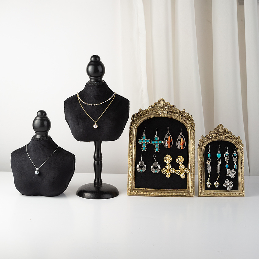 블랙 벨벳 바스트 폼 쥬얼리 디스플레이 스탠드, 목걸이 - Body Jewelry Store 리뷰 및 가격